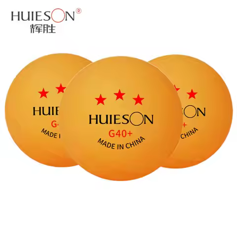 HUIESON 3 Star Ping Pong Balls G40+ ABS Plastic Table Tennis Training Ball 40+mm 2.8g for Robot Mult