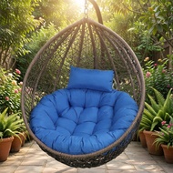 【In stock】Hanging Chair Cushion Single Swing Removable and Washable Round Glider Cushion Simple Chai