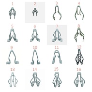 Car Metal Clip Galvanized V-Shaped Dashboard Steel Clip Clip U-Shaped Iron Stainless Steel Iron E3YG