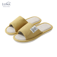 LUNA [Ins Clover Slipper]  Ins Style Super Comfortable Cooling Linen Cushion Men Women Indoor Anti-S