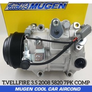 NEW Compressor ALPHARD ANH20 ESTIMA ACR50 3.5CC VELLFIRE GGH20 7SBH17C 7pk Denso System 5820/5824