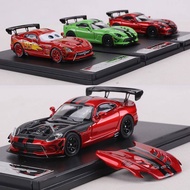 Hone Model 1: 64 Dodge Viper Viper ACR Magnetic Open Cover Version Alloy Simulation Car Model