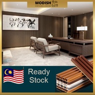 Modish Slat Wall Fluted Panel [Ready Stock] Dinding Kayu Wood Panel PVC Wainscoting Wall Decoration 木板層板 WPC Wall