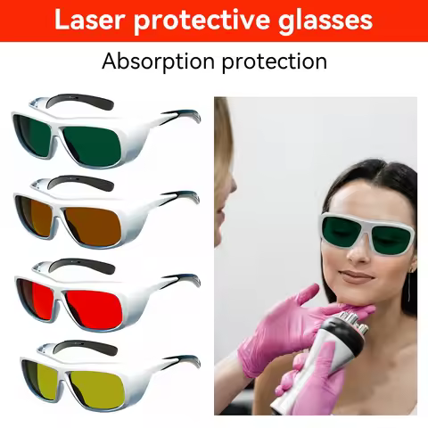 Laser safety glasses 190-2000nm OD6 Laser Protective Goggles for 355nm UV 450nm Blue Laser 532nm 106