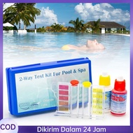1set Chlorine Test Kit Swimming Pool Test Kit Water Test Water Ph Tool Water Ph Swimming Pool Kit