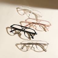 Cyxus Aviator Anti-blue Light Glasses Oversized Frame Spring Legs Electronic Equipment Radiation Pro