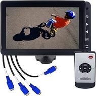 CARGUARD SYSTEMS 7 Inch HD Monitor for Rear View Cameras RAV-MO 7QHD, 610,000 Pixels, 4 Camera Input