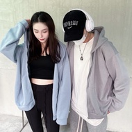 [K-2] Korean Washed Hooded Jacket Non-Ironing Anti-Wrinkle Couple Casual Vintage [K8700]