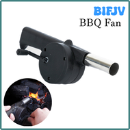 BIFJV BBQ Fan Outdoor Barbecue Hand-cranked Air Blower Portable Grill Fire Bellows Tool Picnic Camping Fans Kitchen Tools BOEIV