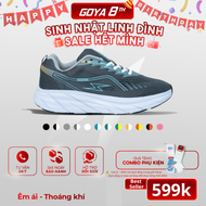 Giày thể thao chạy bộ nam nữ Goya Plus năm 2025 màu Xám Đậm V1