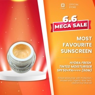CHARMS HQ Skincare Pelembap Muka Hydra Fresh Tinted Moisturiser SPF50+ Tinted Sunscreen Moisturizer