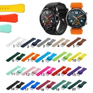 สายรัดตะขอโลหะซิลิโคนสายนาฬิกาข้อมือ22มม. สำหรับนาฬิกา Huawei GT 2 46มม./GT3 46มม./GT 2e/ GT2 Pro 3 Pro 46มม./Honor Magic Watch/huawei Watch Buds/huawei Watch GT3 SE