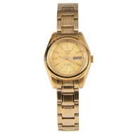Seiko 5 Automatic Women's Gold Stainless Steel Strap Watch SYMK20K1