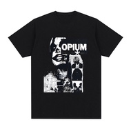 Rapper Playboi Carti Opium Ken Carson Destroy Lonely Gothic T Shirts Men Women Fashion Vintage Short