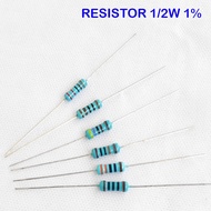 RESTAN 1/2W 1 PERCENT 0.5 WATT RESISTOR biru