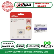 DAHUA C100 256GB Micro SD Class 10 Memory Card TF-C100/256GB