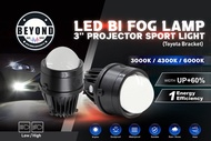 3" LED BI FOG LAMP / 3 INCH 3C LED PROJECTOR SPORTLIGHT WITH TOYOTA BRACKET (3000K/4300K/6000K)