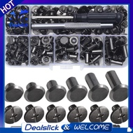 Chicago Screw Leather Rivets Assorted Screw Rivets M5 Chicago Binding Screws for Decorating PU Craft