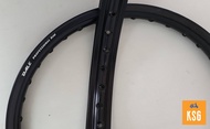 ล้อ DALE ขอบ 17 - 1.40 สีดำ ยกขอบ จำนวน 2 วง #ล้อขอบ 17 - 1.40 สีดำ ยกขอบ