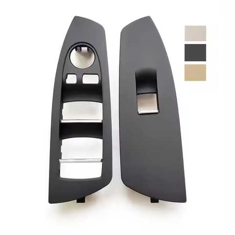 Interior Car Front Door Window Lifter Switch Cover Panel Trim Replacement For BMW 7 Series F01 F02 7