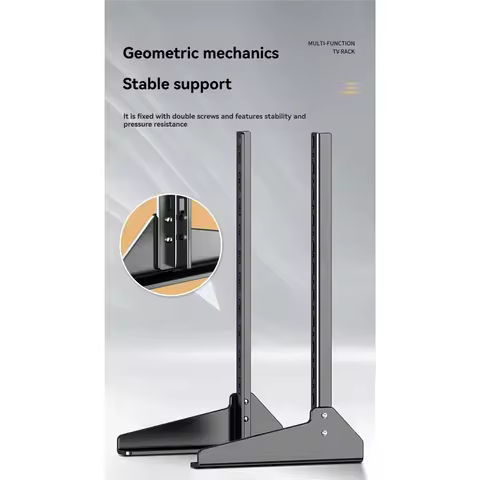 AA60-TV Stand Holder For 32-65Inch TV Universal Fixed Pedestal Table Top TV Bracket Legs