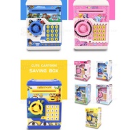 Tabung Duit Bank Portable ATM Cartoon Music Coin Bank Password Saving Box Digital Money Saving Box