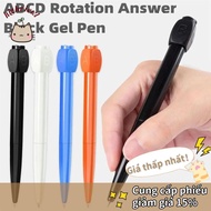 HIGHVIEWLS Black Ink Gel Pen, Writing Tools 0.5mm Rotation Answer Gel Pen, Gift Decompression Rotati
