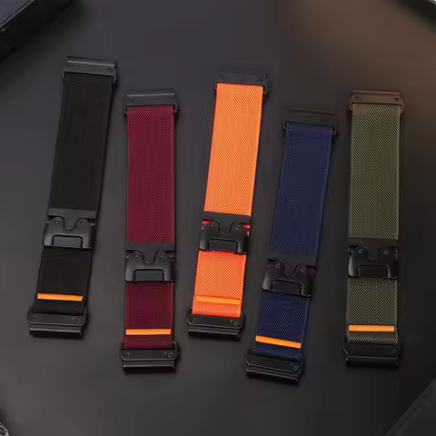 22mm 26mm Nylon Strap For Garmin Descent G1 G2 / Enduro 3 2 Band sports Quick-release rugged watchba