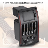 GESH ​Acoustic Guitar Pickup, ​Electric Digital​ ​LCD Display​ ​Guitar Preamp EQ​, Convenient EQ PS-