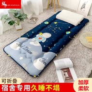 foldable mattress seahorse queen foldable mattress Sleeping Mat Student Dormitory Mattress Winter Thickened Rental Room Soft Tatami Children's Single Double Mattress Household Fold