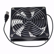 12cm Usb cooling fan with Silver Metal Grill 120mm for Tv box , PC PS4 Xbox , tx6 ,Wire Router , evp