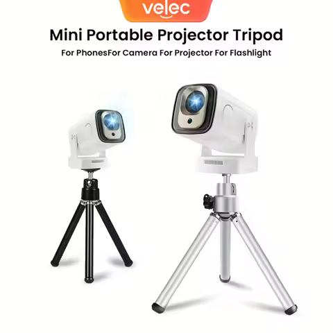 Velec Mini Projector Bracket For HY300 PRO+ HY310 HY320 MINI TP360 Projector Tripod 360° Rotatable A