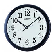 Seiko Clock QHA012K Blue Analog Quiet Sweep Silent Movement Wall Clock QHA012