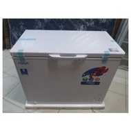Jm Aqua Freezer / Box Freezer 200 Liter Aqf-200 Promo Garansi Resmi