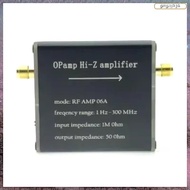 [L E U R] Hi-Z Amplifier  AMP 06A 1Hz-300MHZ 50 Ohm High Impedance Amplifier