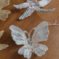 Pink Foamy Christmas Ball Shimmer Glitter Christmas Tree Bauble Decorations