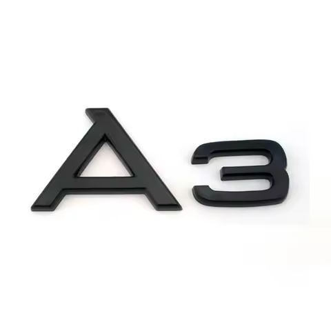 Gloss Black Original Edition Emblem Lettering Logo A3 8L 8P 8V 8Y Car Stickers