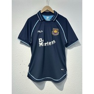 9901 West Ham United 2 away vintage jersey with high-quality short sleeves