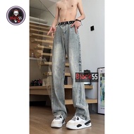 Flarejeansmen Seluar Jeans Baggy Style Lelaki Cargo Jeans Lelaki Bluejeans Nikahan Celana Sobek
