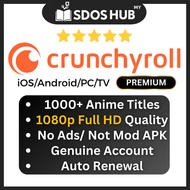 Crunchyroll Premium Lifetime Account for iOS, MacBook, and Android (Mega Fan Upgrade)