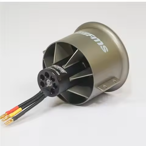 FMS RC Model 90mm 12 Blade EDF with 6S 1850KV or 8S 1500KV Inrunner Brushless Motor Power System