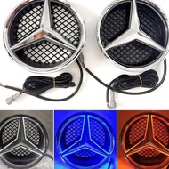 Car Front Logo Light Emblem Grille Light Led Badge for Mercedes Benz W166 W176 W204 W207 W212 W218 W