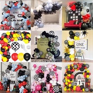 F1 Car Racing Balloon Package Arch Decoration GARLAND