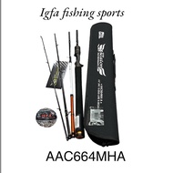Abu garcia Ascalon travel 4 pcs rod joran