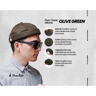 Topi viral Mikihat Classic Olive Green