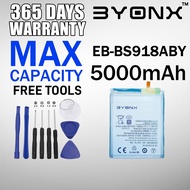 BYONX Battery Bateri EB-BS918ABY Battery for Samsung S23 Ultra S918B S918U S918N (5000mAh)