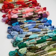 12pcs Benang Sulam DMC / Mouline DMC Embroidery Yarn Thread