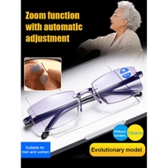 No need to select degree ❗Smart Futuristic Technology Radiation Resistant Reading Glasses（100-700°）a
