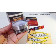 Racing Piston Kit 50/51/53/54/55 PIN 12 CUSTOME DOME PIN 12 Suitable for Beat Deluxe Genio Koj Mitro