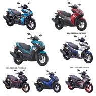 Original Yamaha NVX155 V2 NVX V2 Cover Set Coverset (CM6) BDL-F0000-00-P8 With Sticker Stripe Set NVX AEROX V2